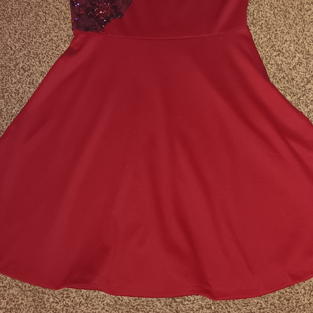 Elegant Red Kids Dress